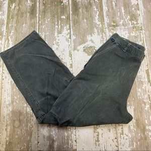 Kuhl Relaxed Fit Jeans Men's 34x32 Brownish Gray Gusseted Knees